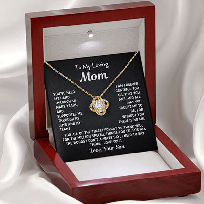 EternaBond™ Rhinestone Love Pendant Multi-Necklaces | Son to Mom Collection