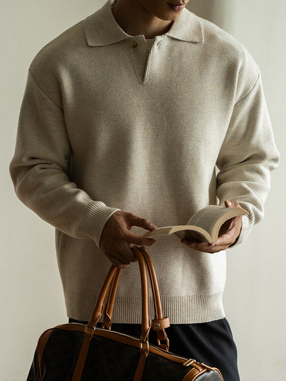 Gentleman’s Haven™ Italian Knit Lapel Cardigan