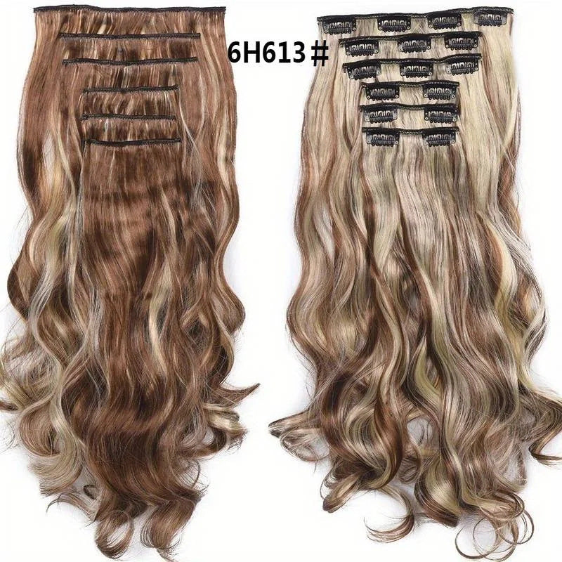 CurlVibe™ Natural Blend Clip-In Curly Extensions