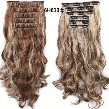 CurlVibe™ Natural Blend Clip-In Curly Extensions