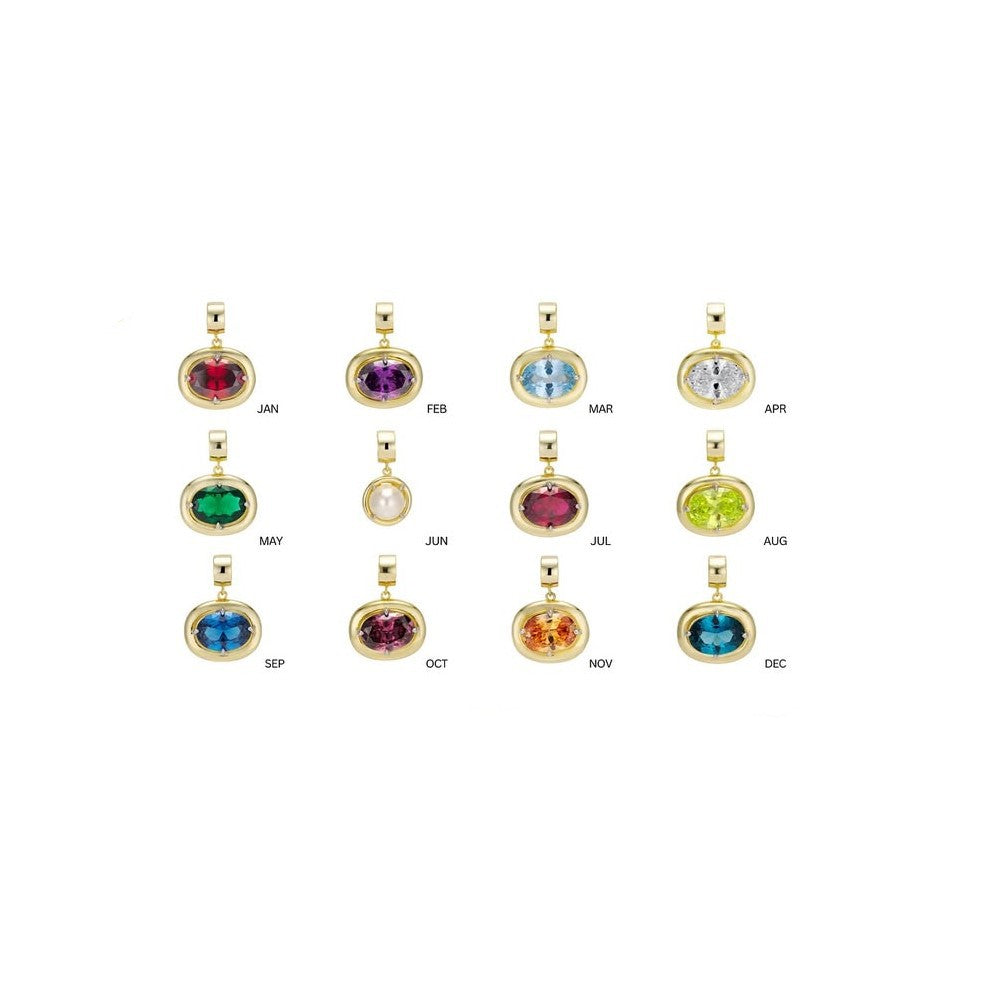 BirthHue™ Birth Stone and Birth Flower Pendants