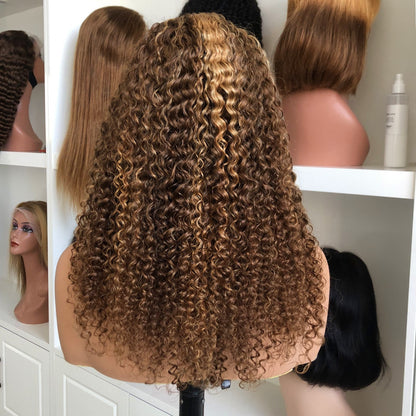 LuxeCrown™ 13x4 Brazilian Virgin Remy Lace Front Wig – 180% Density