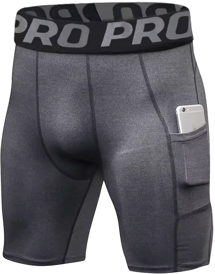 PowerFlex™ Elite Compression Gym Shorts with Pockets