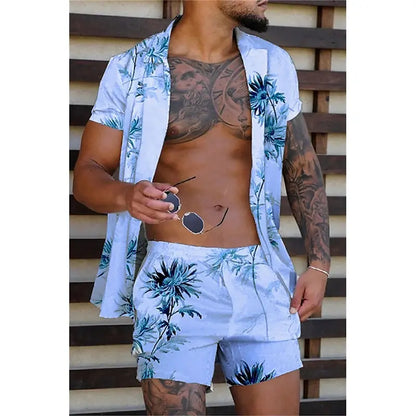 Tropical Bloom Beachwear Vacation Set