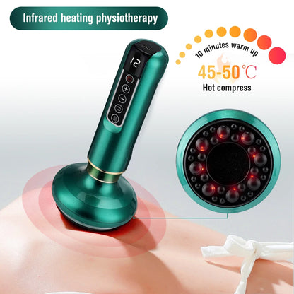 KinetiCup™ Pro: Smart Dynamic Cupping & Heat Therapy Massager