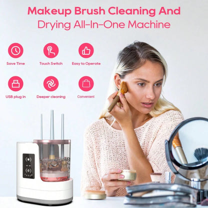 3-in-1 Electric Makeup Brush Cleaner & Dryer Pro