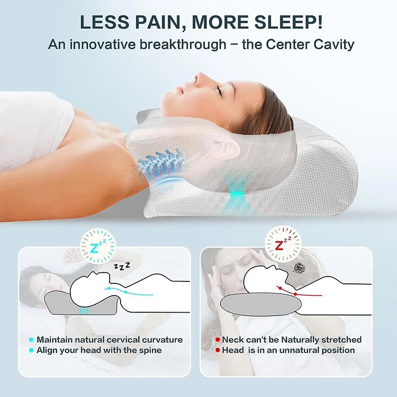 ComfortEase Neck Support Pillow