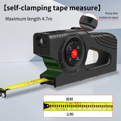 OmniMeasure™ Pro 3-in-1 Laser Rangefinder & Tape