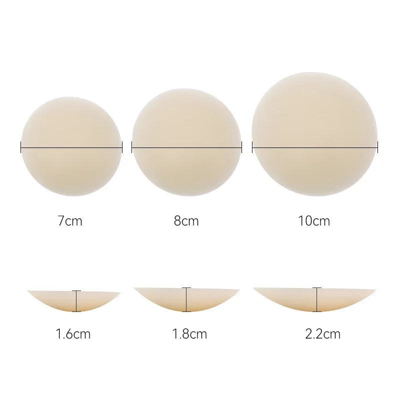 BareEase™ Invisible Silicone Nipple Covers – Reusable Ultra-Thin Adhesive Petals