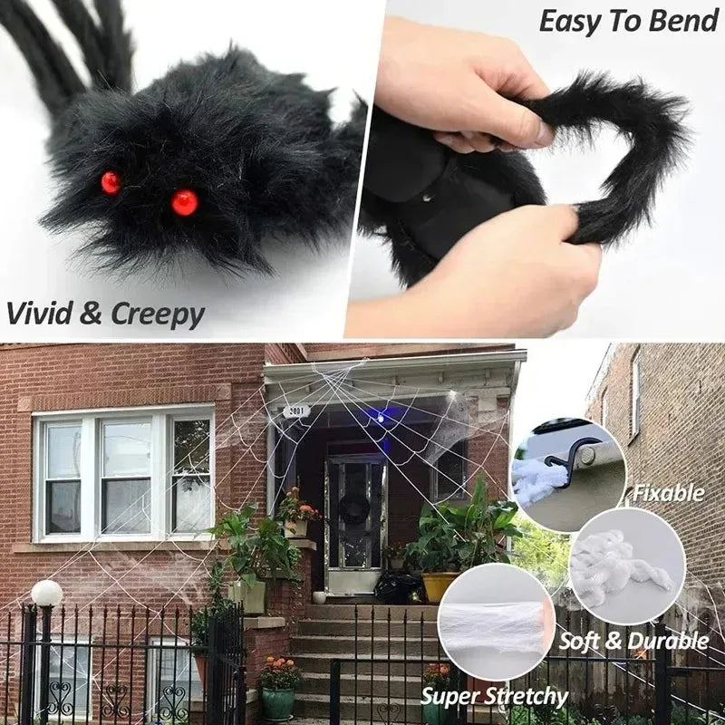 Giant Creepy Spider Decor
