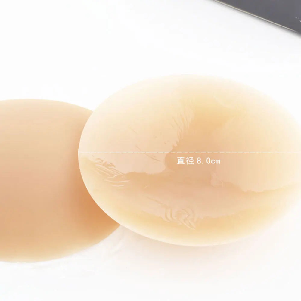 BareEase™ Invisible Silicone Nipple Covers – Reusable Ultra-Thin Adhesive Petals