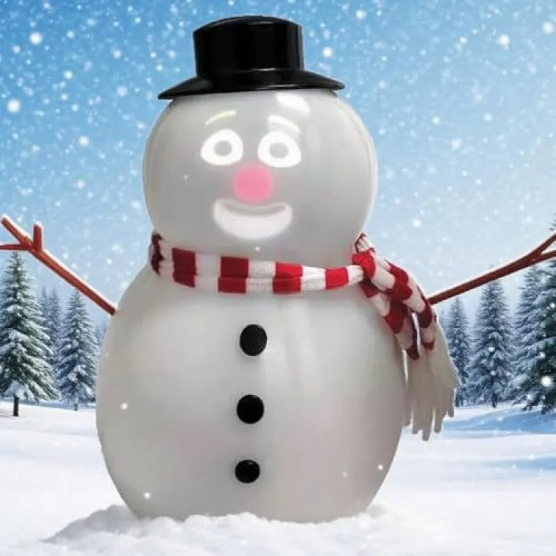 Blinking Talking Snowman Projector - Animated Holiday Decoration