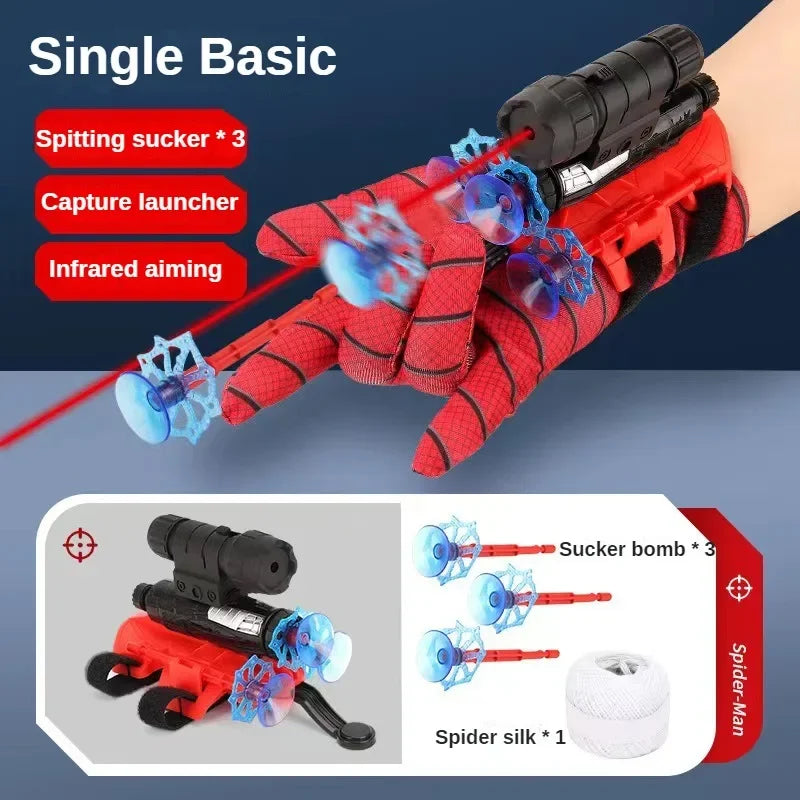 Spider Web Launcher Glove - Hero Role Play Toy for Kids