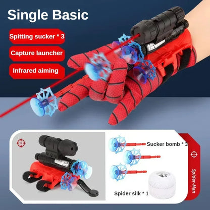 Spider Web Launcher Glove - Hero Role Play Toy for Kids