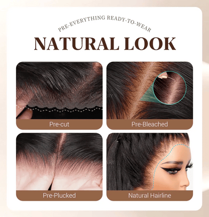 Honey Blonde Water Wave Wig - Glueless Lace Front