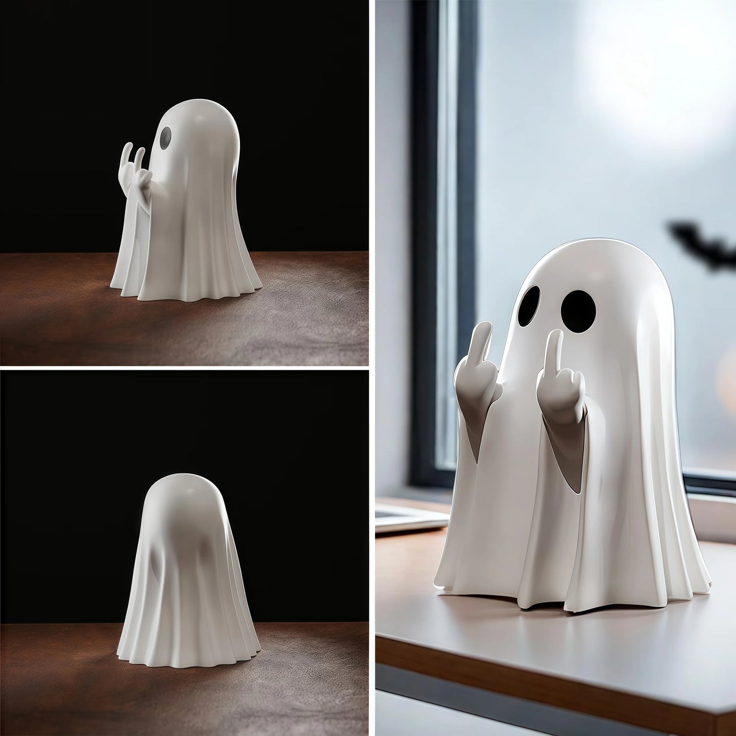 Sassy Ghost Figurine Fun Decor