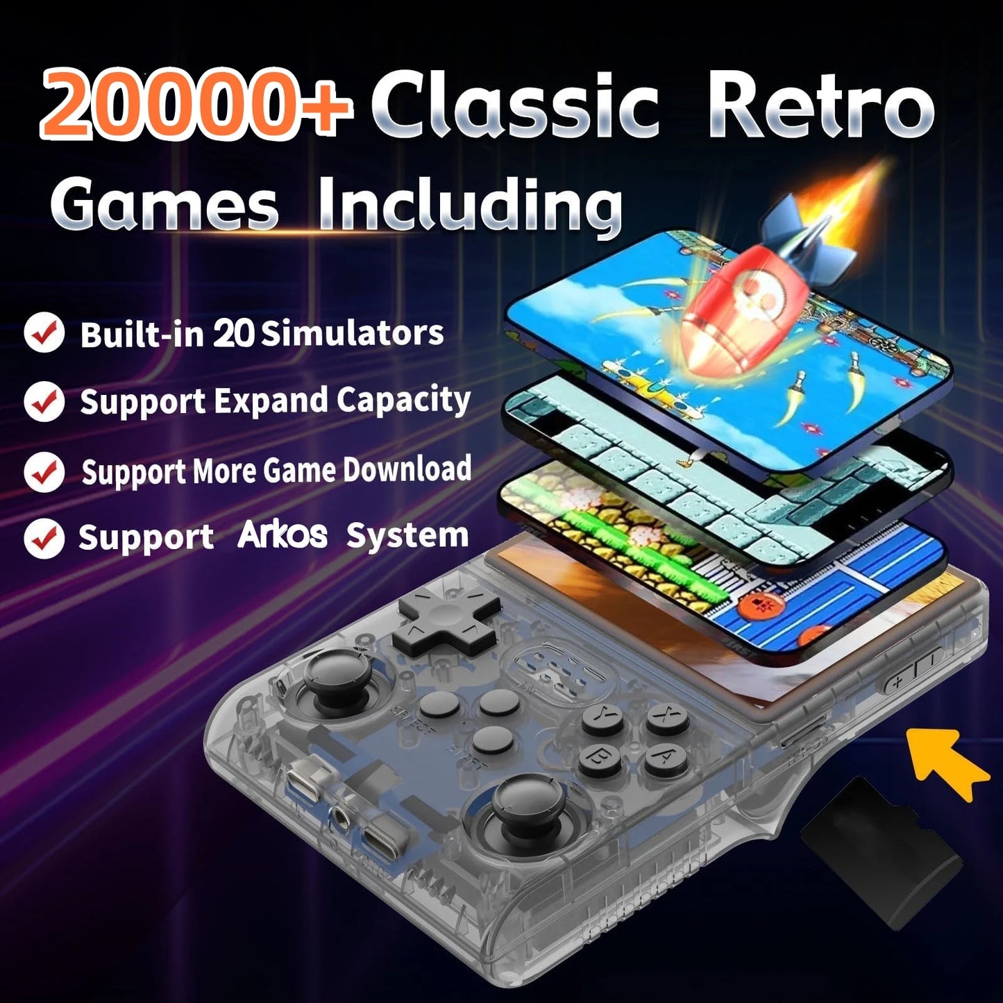The Ultimate 128GB Retro Arcade Console - Instant Classic Gaming Library