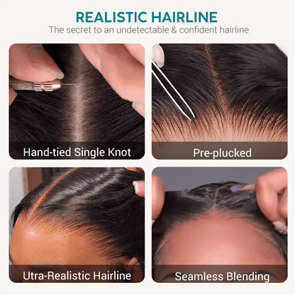 Honey Blonde Water Wave Wig - Glueless Lace Front