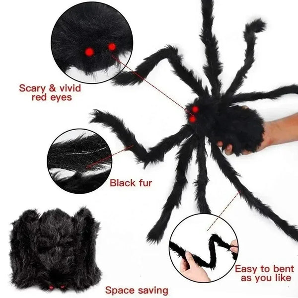 Giant Creepy Spider Decor