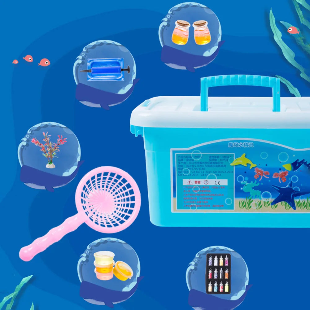 Magic Water Elf Toy Kit - 10 Colors DIY Craft Set for Kids