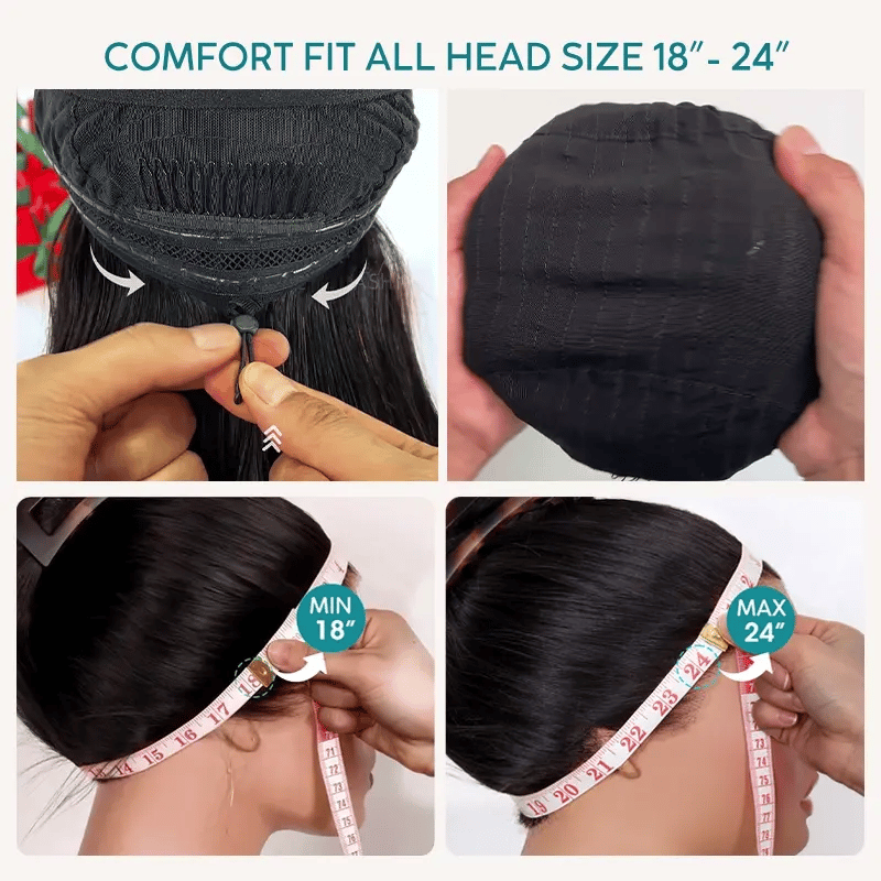 Honey Blonde Water Wave Wig - Glueless Lace Front