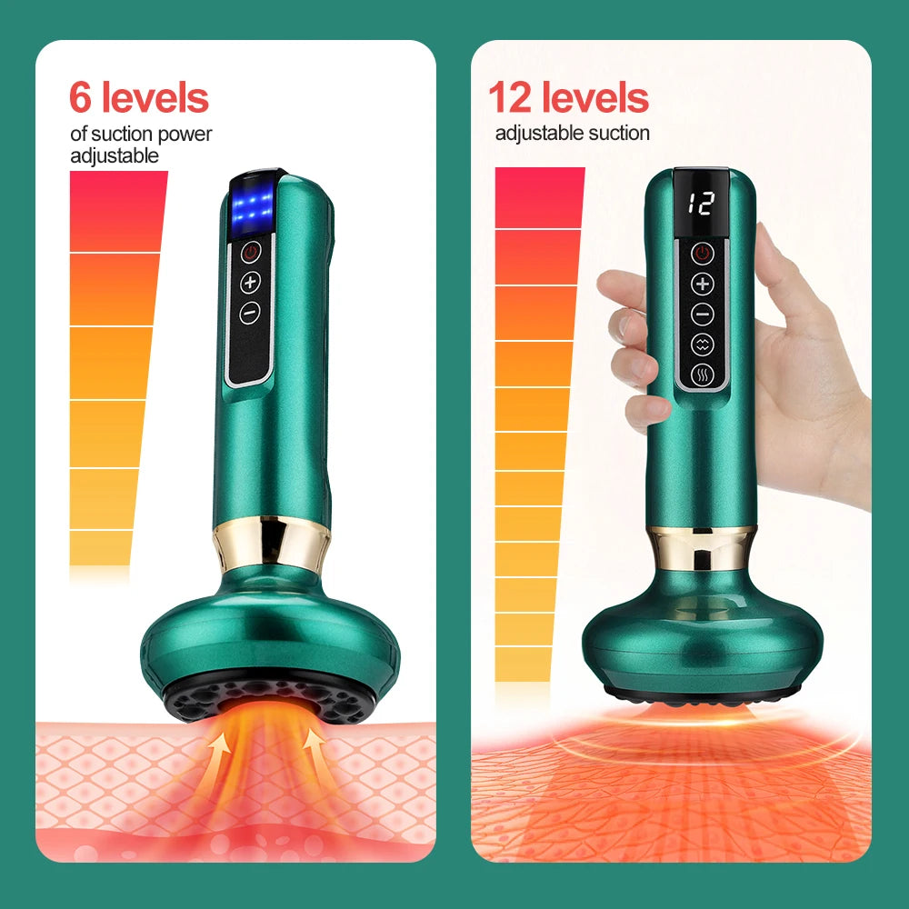 KinetiCup™ Pro: Smart Dynamic Cupping & Heat Therapy Massager