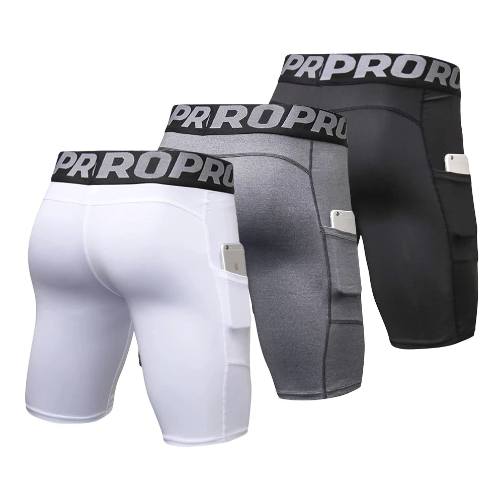 PowerFlex™ Elite Compression Gym Shorts with Pockets