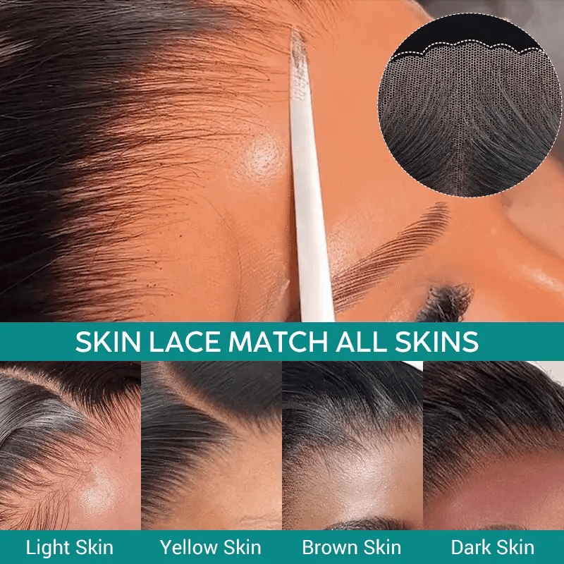 Honey Blonde Water Wave Wig - Glueless Lace Front