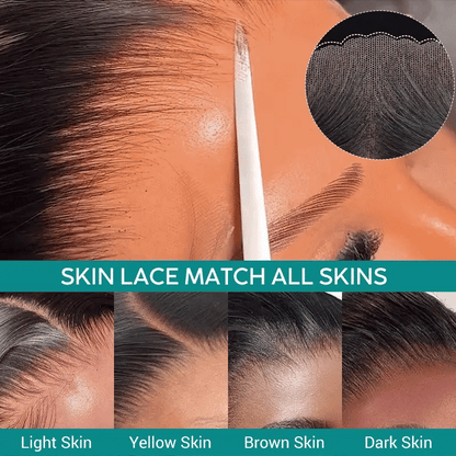 Honey Blonde Water Wave Wig - Glueless Lace Front