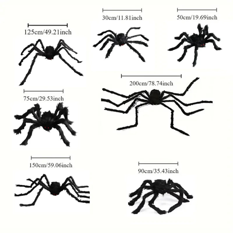 Giant Creepy Spider Decor