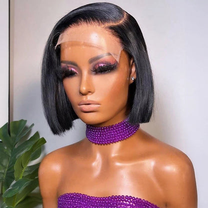 Ready To Wear HD Bob Wig - Glueless Lace Front Human Hair