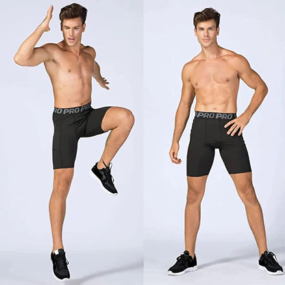 PowerFlex™ Elite Compression Gym Shorts with Pockets